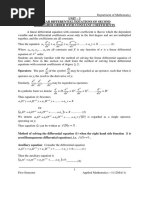 UNIT-3 Differential Equation