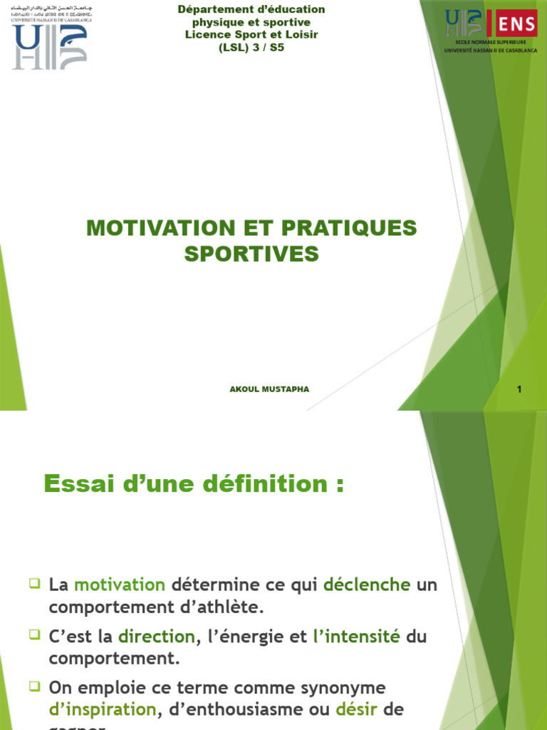 Motivation Et Pratiques | PDF | Motivation | Motivant
