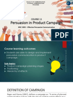 EPC 11 Persuasion in Product Campaign