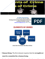 Elements and Stages of Crime