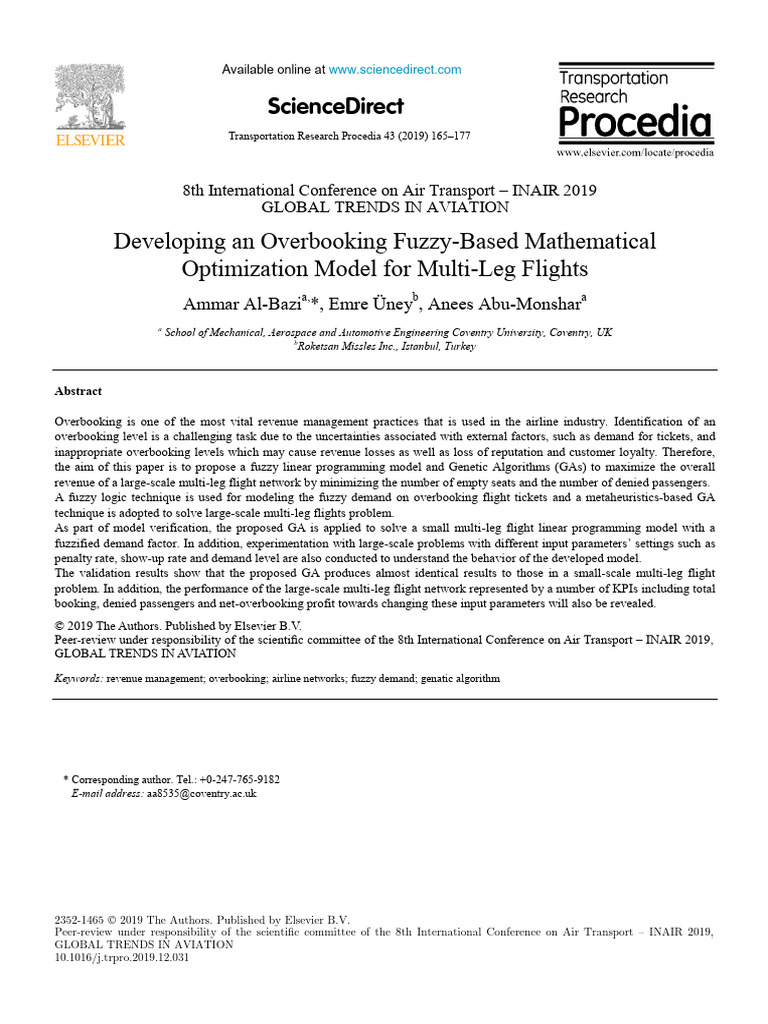1 s2.0 S2352146519305988 Main | PDF | Mathematical Optimization | Fuzzy ...