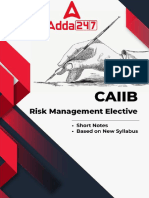 Risk Management Short Note