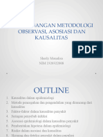 Perkembangan Metodologi Observasi, Asosiasi Dan Kausalitas