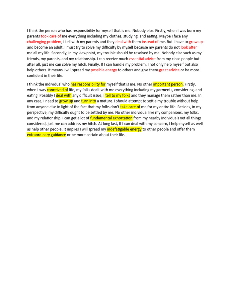 Responsibility PDF