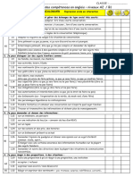 3-Autoevaluation Des Competences en Anglais A2 B1-2