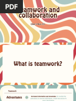 Teamwork and Collaboration