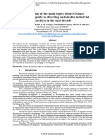 Identification of The Main Topics About Cleaner Production: A Guide To Directing Sustainable Industrial Practices in The Next Decade