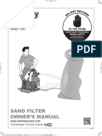 Sand Filter Owner'S Manual: Hmax 1.5m