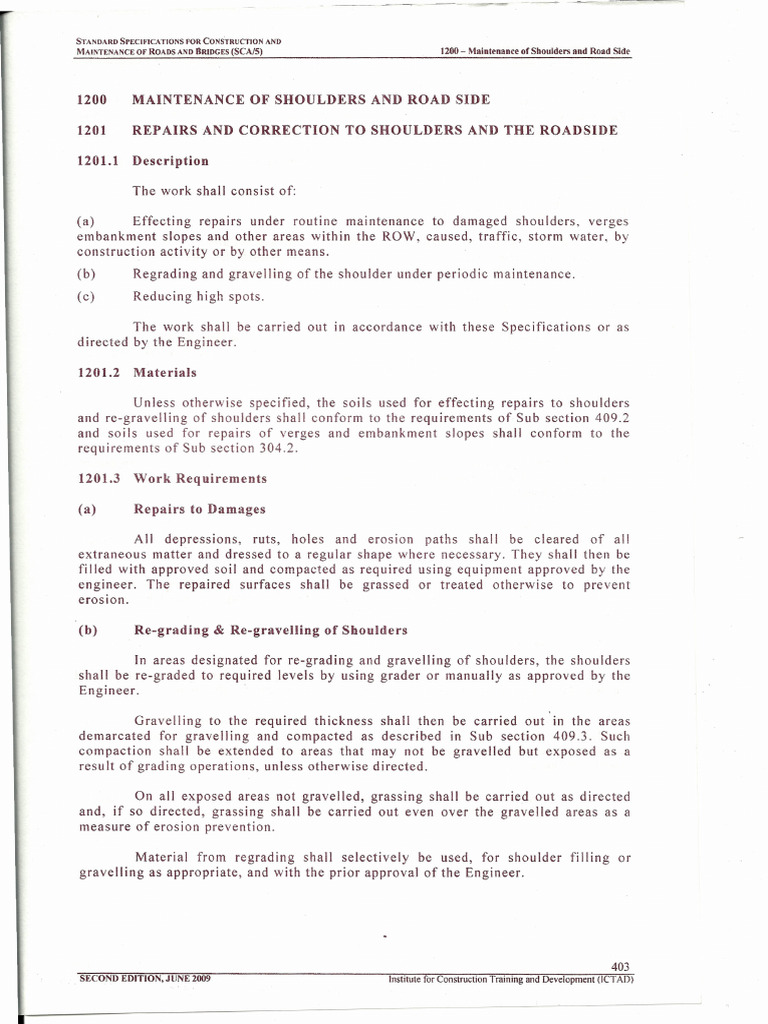 Road Shoulder Maintenance Guidelines | PDF | Road | Road Surface