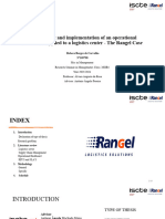 Development and Implementation of An Operational Dashboard Applied To A Logistics Center - The Rangel Case