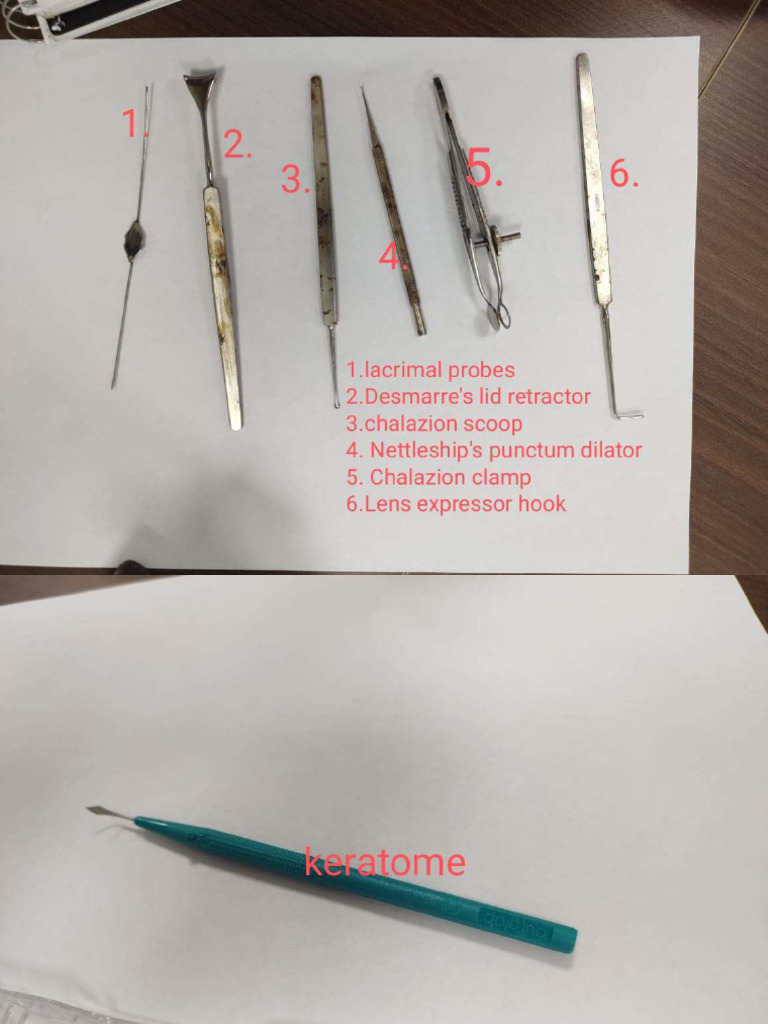 Cataract Instruments | PDF