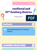 4 21st Century Literary Genres