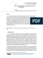 Integrating Life Cycle Assessment in Model-Based Systems Engineering