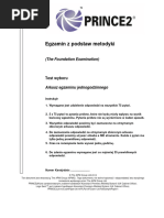 PL - PRINCE2 Foundation Sample Paper 1 - October 2012 - Polish