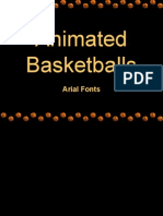 Animated Basketball Background