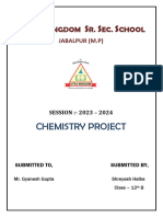 Shreyash - Chemistry Project. 