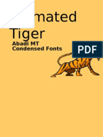 Animated Tiger Background