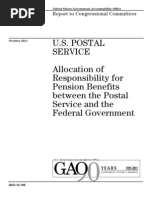 GAO Report Allocation of Responsibility for Pension Benefits
