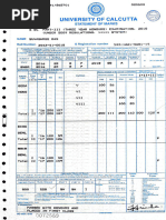 B. SC 3rd Yr Marksheet