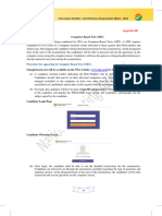 Procedure For Appearing in Computer Based Test (CBT) :: Appendix-III