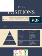 Lesson 10.2 Prepositions at On in