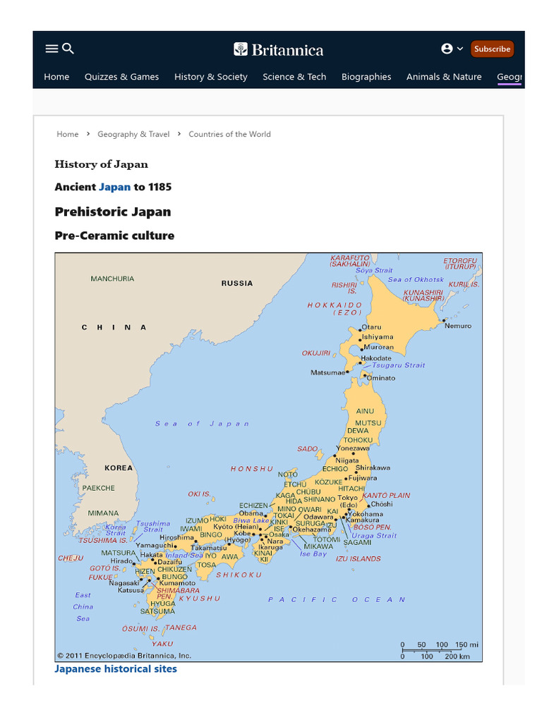 WWW Britannica Com Place Japan History#Ref167953 | PDF | Pottery ...