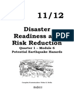 DRR Q1 Module-6 Potential-Earthquake-Hazard