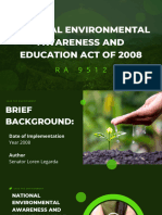 National Environmental Awareness and Education Act of 2008