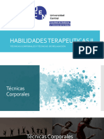 Tecnicas Corporales y Tecnicas de Relajacioì N. Habilidades Terapeuticas Ii