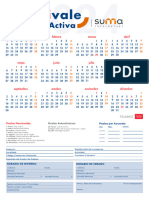 Calendario Web UMIVALE ACTIVA 2024 Madrid