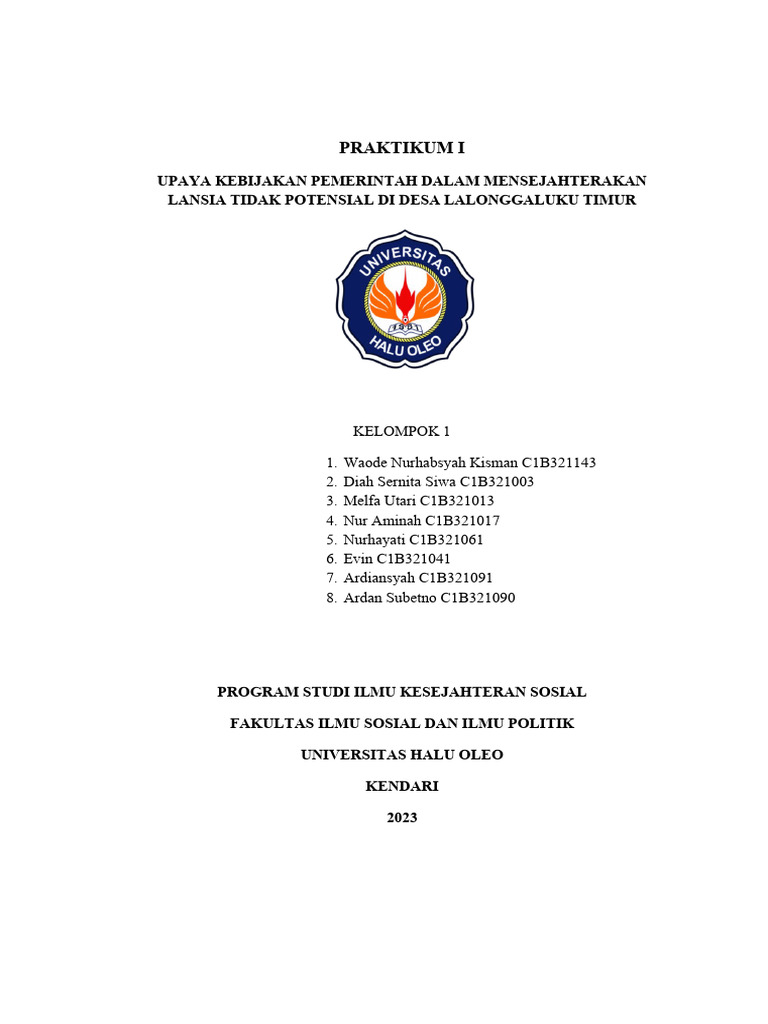 Praktikum I | PDF