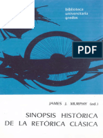 James Jerome Murphy, Sinopsis Historica de La Retorica Clasica