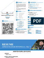 CV-RESUME Ahmad Kahar Ritonga