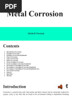 Metal Corrosion by Girish K Narayan