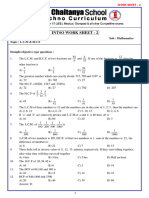 7 - Class INTSO Work Sheet - 2 - L.C.M & H.C.F