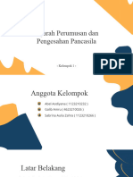 Perumusan Pancasila Dan Pengesahan Kelompok 1