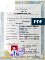 Ijazah SMA M. Ikhwan Aulia Assafa