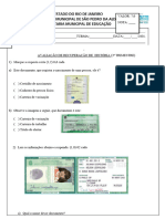 AVALIAÇÃO de HISTÓRIA 3 Trimestre Recuperação