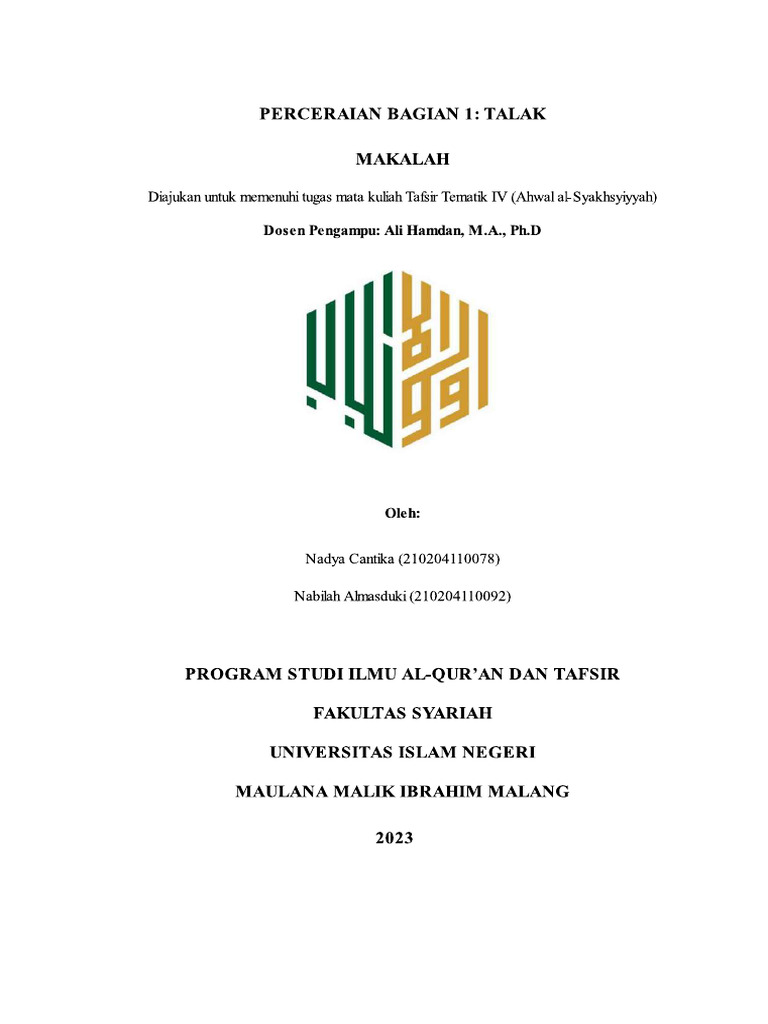 Talak | PDF