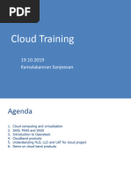 Cloud - Training 19 10 2019