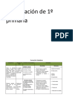 Planificación de 1º Primaria