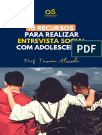 E Book 10 Recursos para Realizar Entrevista Social Com Adolescentes