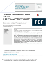 Thoracoscopy in The Management of Pediatric Empyemas: Original Article