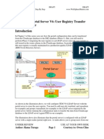 Websphere Portal Server V6: User Registry Transfer To Ldap Server
