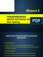 Materi 5 Pengembangan Media Advokasi Kesehatan