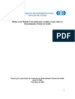 Comissão Nacional Sobre Determinantes Sociais ENVIADO