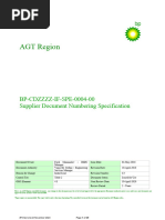 BP-CDZZZZ-IF-SPE-0004-00-C03 Supplier Document Numbering Specification