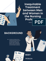 Inequitable Treatment Between Men and Women in The Nursing Profession