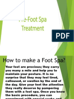 Foot Spa Treatment