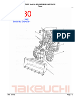 Parts Manual tw80 8016562 SN E104078